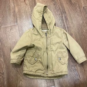 thick tan old navy Jacket toddler